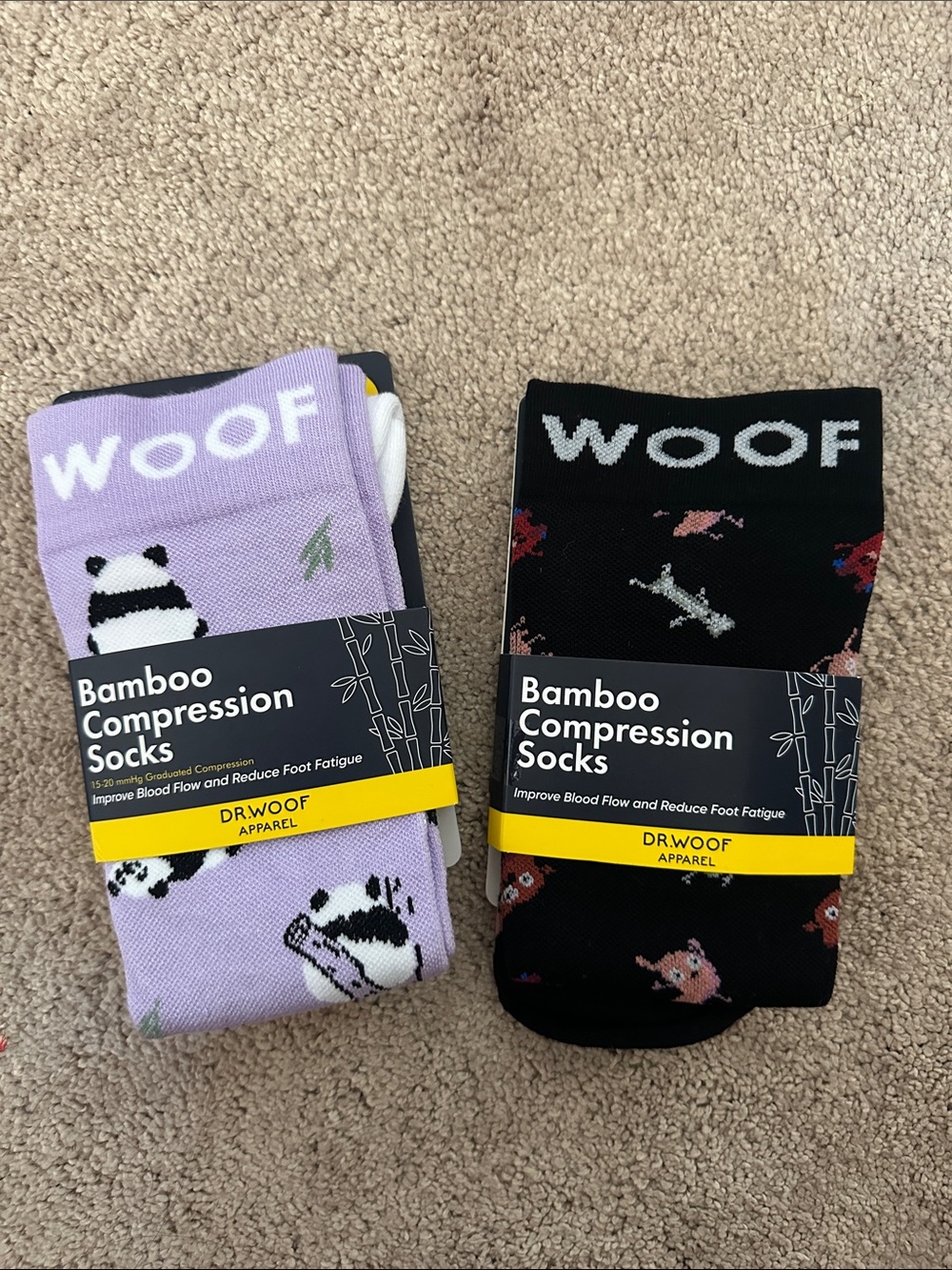 Dr. Woof Bamboo Compression Socks Bundle